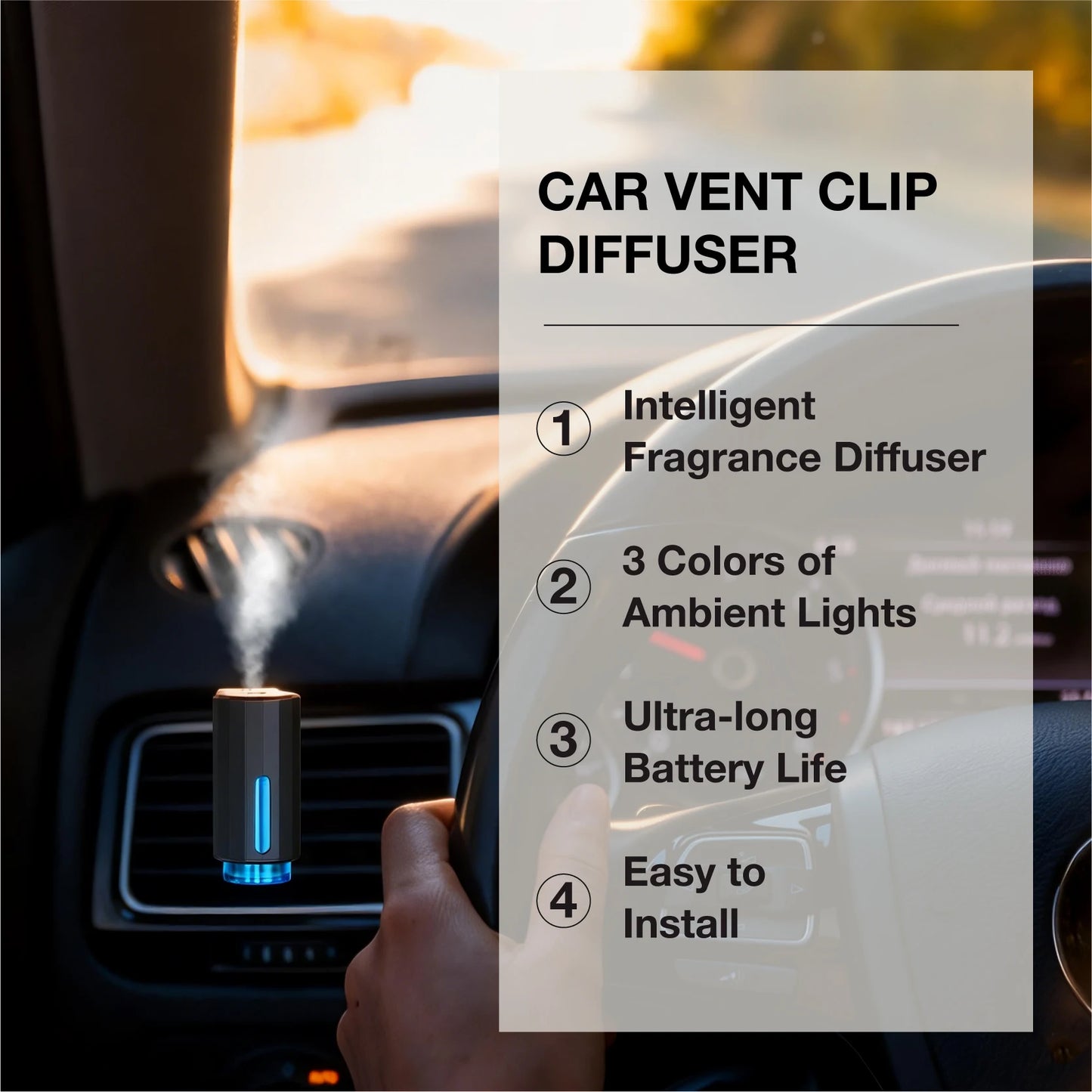 Pack Fraîcheur Auto - Smart Diffuseur