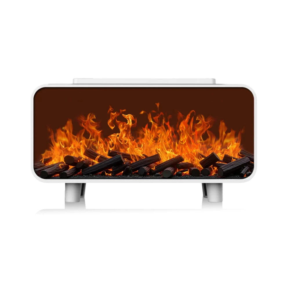 Diffuseur d'Huiles Essentielles à Effet Flamme Réaliste - Humidificateur Ultrasonique